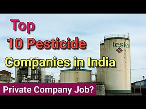 Top Ten Pesticide Companies In India || Agristudy