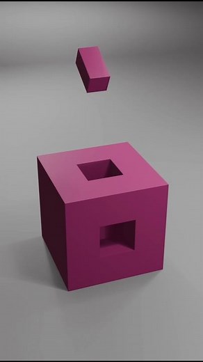 Satisfying 3D Loop | Blender Cube Complete Animation #blender #3dart #cgiart #satisfying #animation