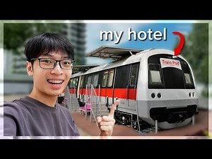 i spent 24 hours in Singapore's first MRT Hotel (vlog)