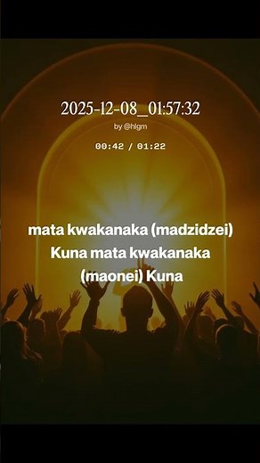 Kunamata kwakanaka #gospelmusic #zimgospel