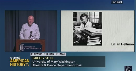 Playwright Lillian Hellman