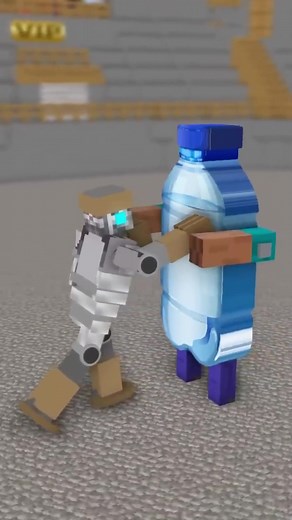 Real Steel Platabush Part 3 #minecraft #monsterschool #fyp