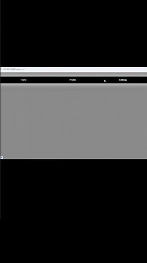 How to create a Navbar Menu with HTML and CSS