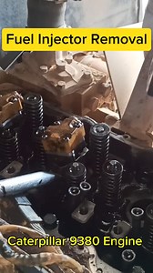 Caterpillar 9380 Engine fuel injector nozzle Remove #viralreelsシ #viralpost2024 #virals #videos | Expert Mechanic