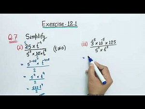 Exercise 12.1 Question 7 Ch 12 Exponents and Power Class 8th Maths NCERT | Ex 12.1 Q7 Class 8 |