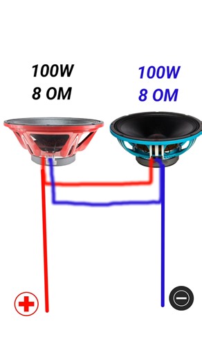 Speaker parallel connection #electronic #shorts #connection #electrical dj speaker connection