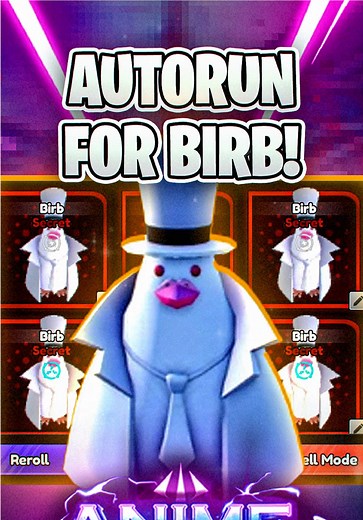 HOW TO AUTORUN FOR BEST FAMILIAR BIRB!? #roblox #anime