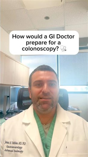 How would a GI doctor prep for a colonoscopy? #short