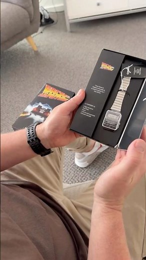 Casio X Back to the Future Watch …. Bringing back the calculator watch #bttf #backtothefuture #casio