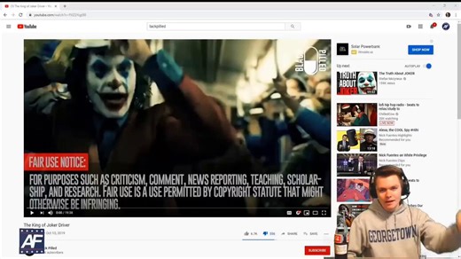 Since there is no show today, here is 87 minutes of Nick Fuentes reacting to a review of Joker by Devon Stack
