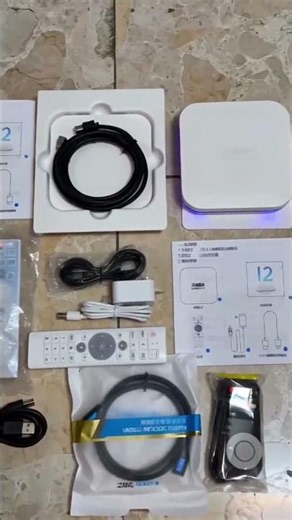 📺UBOX12 unboxing: What accessories are included in the packaging?