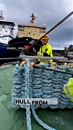 Icebreaker Rope Fender Assembly | Protecting Ship Hull During Ice Operations
