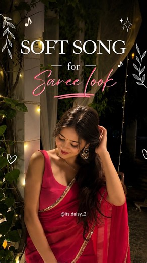 Aesthetic & Soft Hindi Songs for Saree Post 🥻🎶 #shorts #song #storyideas #sareelook #softsongs
