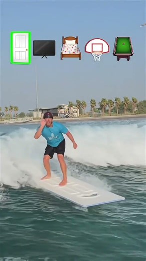 Can You Surf A Pool Table?#viralvideo