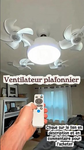 🔥 Ventilateur de Plafond LED Silencieux | Rafraîchis ta Maison dès Maintenant !#amazonfinds
