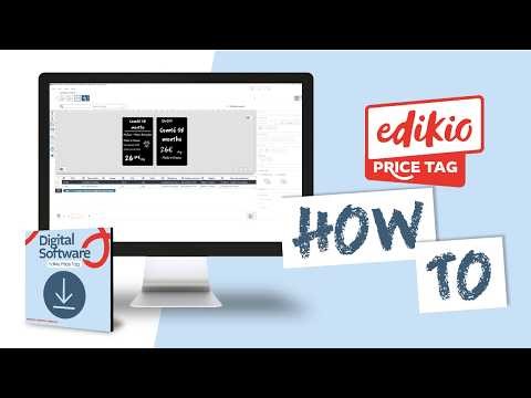 Edikio Price Tag Software - Create a new product category