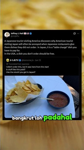 Netizen Jepang ini mengalami kultur shock tak terduga saat makan di restoran Amerika