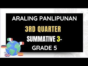 3rd Quarter Summative 3 Araling Panlipunan Grade 5