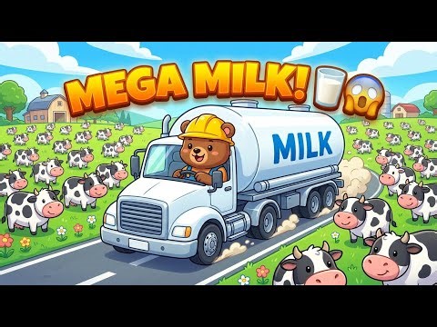 Collecting Milk and Transporting with Tanker Truck | Realistic Farm Animation 🚜