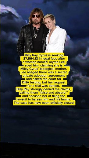 Billy Ray Cyrus Demands Thousands in Legal Costs Following Dismissed Miley Cyrus Claim #news