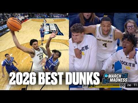 Top dunks from all of 2026 March Madness