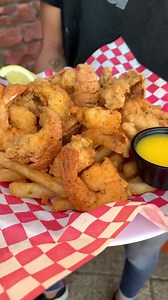 We are open and ready to cook for you San Diego 🏌🏾‍♂️🤸🏽‍♂️🙏😍 come get it 🚗 We are located in the Walmart parking lot at Grossmont center in la Mesa 😀 This vedio is showing our lobster slipper tail and shrimp combo 🦞🍤🍟 Our cocktail sauce in made in-house and is my favorite 🔥🔥🔥 | Chicken Charlie's