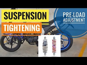 #DIY YAMAHA FZ / FAZER : SUSPENSION PRE-LOAD ADJUSTMENT | SPRING TENSION | SHOCK ABSORBER ADJUST