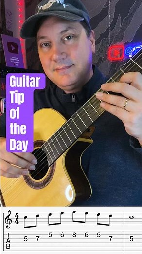 Guitar Tip of the Day: practice alternating MIDDLE RING with scales to improve ring finger dexterity