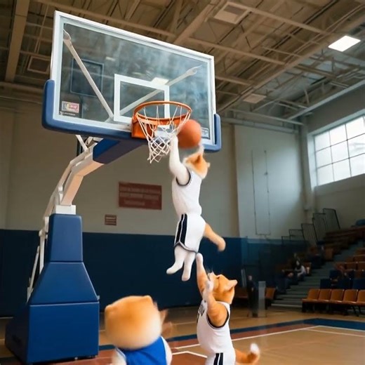 Cute Animals Play Basketball 🏀 | SHOW TIME 🐱Funny Animation