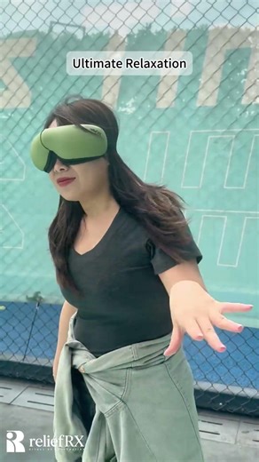 Blindfolded Yoga Dance Challenge? I Tried It with an Eye Massager 🤣👁️🧘‍♀️ (It Did Not Go Well)