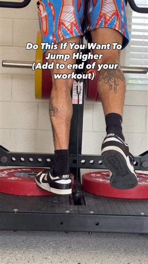 Isaiah Rivera | THP on Instagram: "Do this if you wanna twin turbo your calves! It’s a supra-maximal eccentric and here is why it works: The load is heavier than I can lift concentrically on one leg… so I go two legs up, one leg down, and control the lower for a full six seconds. Heavy, slow eccentrics put more strain on the tendon and keep it there for longer. That’s the main signal that tells the Achilles to get stiffer and more load-tolerant. Fast plyos alone don’t do that because the contact
