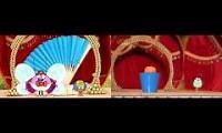 Mix of 2 videos from youtube : The Lingo Show Theme Song Comparison