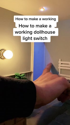 DIY Dollhouse Light Switch Tutorial