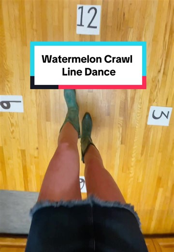Watermelon Crawl Line Dance #dancewithme #followmyboots #fypシ #asmr #dancewithmyhands