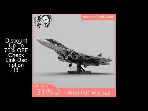 2063PCS MOC 1:35 Scale Su-57 Felon Fighter Aircraft Model Building Block Diy Creative Assembly Educa