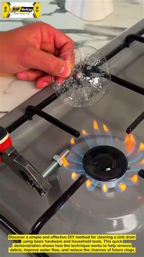 The Easiest DIY Sink Drain Cleaning Hack You Need to See! | Satisfying Fix