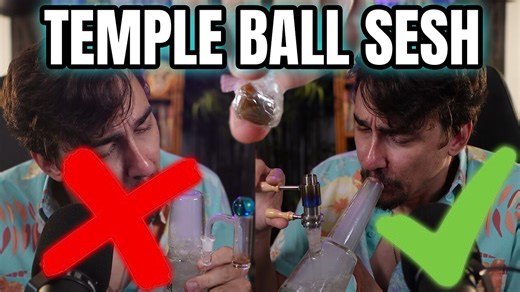 The BEST Way to Smoke Temple Ball HASH in 2025!!!!