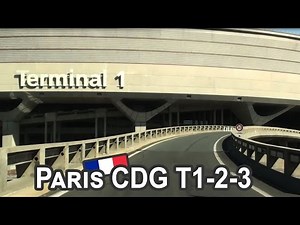 FR / Paris Ch. de Gaulle Airport / Driveway to T1 T2 T3