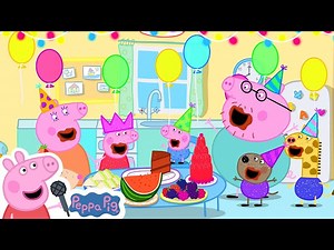 Happy Birthday to You Song | Peppa Pig Songs | Peppa Pig Nursery Rhymes & Kids Songs - Videos For Kids