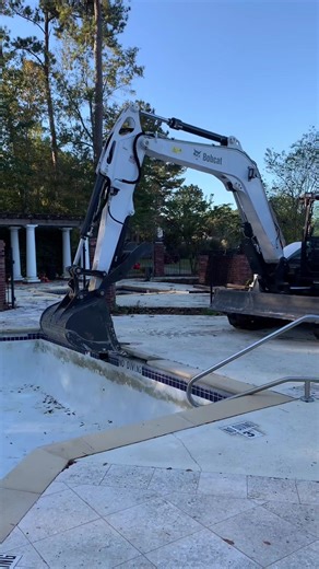 From demo to a job well done! #demoday #gunitepool #poolbuilders #custompools #beforeandafter #contractor #contractorsoftiktok