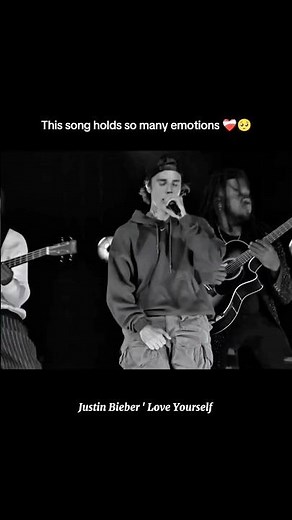 Justin Bieber ' Love Yourself'Acoustic | Live Performance #justinbieber #loveyourself #shorts #live