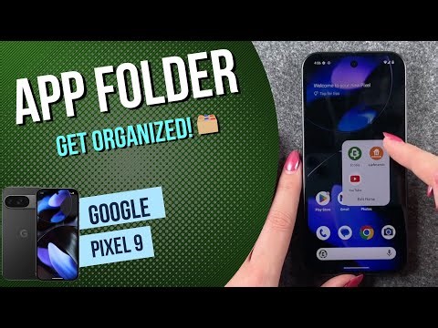 Google Pixel 9 app folder