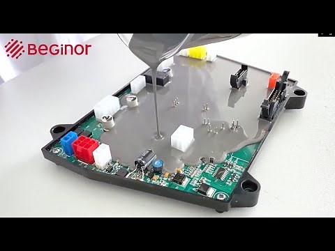 How to use two component potting compound