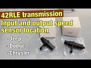 42rle input and output speed sensor location (replacement)