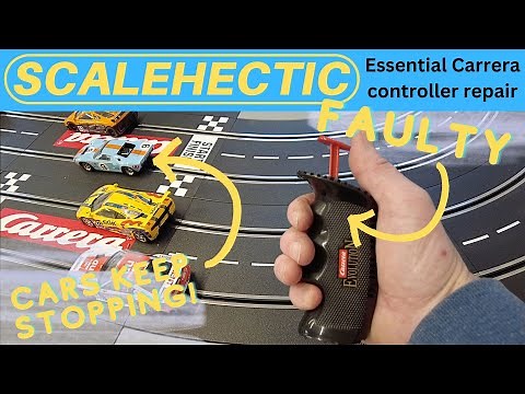 Essential Carrera slot car controller repair