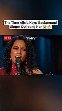 When Her Background Singer Stole the Show! - Alicia Keys – “Diary” (MTV Unplugged 2005)