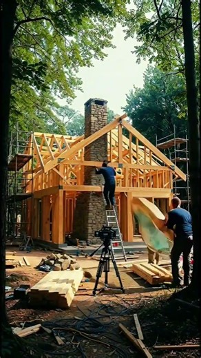 Empty Forest Plot → Luxury Gothic Cross Container House With Tower 🌲