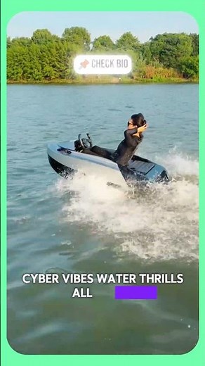 Cyberpunk Meets Watersports in This Mini Jet Boat!