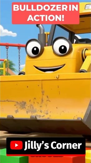 Cute Bulldozer Cartoon for Kids | Dozer the Bulldozer saves the day! | #kidsshorts