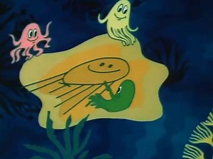 Playful octopuses. Excerpt from "Baby Octopuses" Soviet animation film,1976 | Soviet Visuals